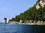 Thumbnail for File:20150704 - 030 - Flowerpot Island, Fathom Five National Marine Park, Ont. - Large Flowerpot.jpg