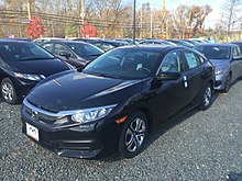 Beskrivelse av 2016 Honda Civic LX.jpeg-bilde.