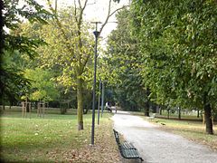 Italiano: Parco e villa Scheibler a Quarto Oggiaro, Milano.