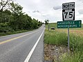 File:2020-05-29 14 13 30 View north at the south end of Pennsylvania State Route 75 (Fort Loudon Road) in Montgomery Township, Franklin County, Pennsylvania.jpg