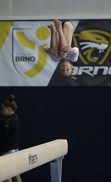 File:2022-11-19 WAG all-around competition II Balance beam at Jan Gajdoš Memorial 2022 (Martin Rulsch) 375.jpg