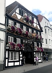 Goldener Hahn (erbaut 1566), eines der ältesten Häuser Lippstadts