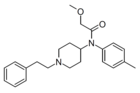 4-Methyl-methoxyacetylfentanyl structure.png