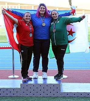 Zouina Bouzebra (rechts) bei den Islamic Solidarity Games 2022 in Konya