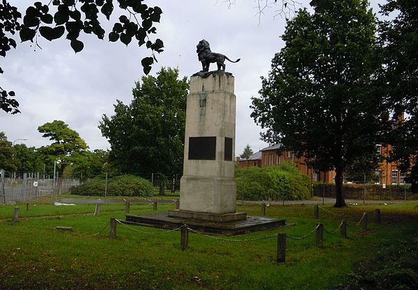 Memorial to the 8th Infantry Division in Aldershot dedicated in 1924