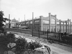 AB Lux fabrik omkring 1910.