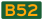 AUS Alphanumeric Route B52.svg