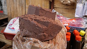 A square of shrimp paste from Hung Kee store.jpg