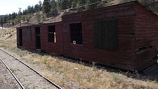 Abandoned train station in British Columbia