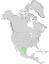 Acacia berlandieri USGS range map.png