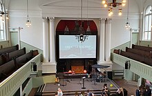 Adelaide Place Baptist Church - view from balcony Adelaide Place Baptist Church from balcony 2023.jpg