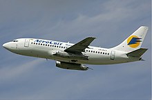 Один из первых самолётов Boeing 737—200 «Аэросвита»