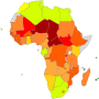 Miniatura para Lista de países da África por Índice de Desenvolvimento Humano