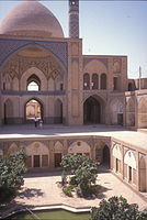 Kashan is another cultural jewel of the province. Seen here is the Agha Bozorg Mosque.