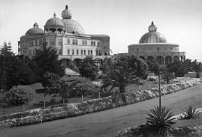 Lomaland's Raja Yoga Academy and the Temple of Peace, c. 1915