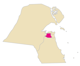 Kaart van Farwaniya