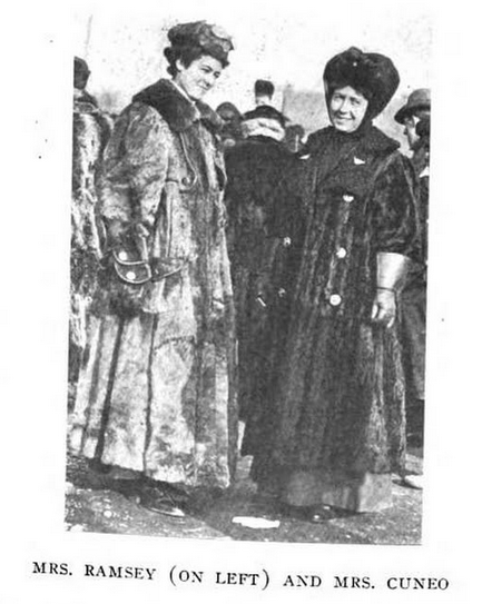  Alice H. Ramsey and Joan N. Cuneo, from a 1919 publication.