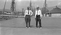 Allan Godby and Charles Lee on the Mountain Park tennis court (23774049414).jpg