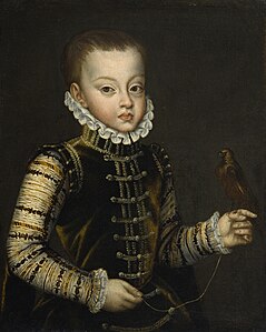 Alonso Sánchez Coello - Portret Infante Ferdynanda Hiszpanii - Walters 37551.jpg