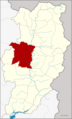 District location in Nan province