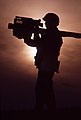 An airman shoulders a Stinger anti-aircraft missile system during the air base ground defense FOAL EAGLE '89 - DPLA - 5b0dba2e58ff07ae6b753c55759daa7f.jpeg
