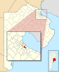 موقعیت لانوس پارتیدو در نقشه