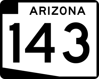 <span class="mw-page-title-main">Arizona State Route 143</span> Expressway/Freeway in the Phoenix metropolitan area, Arizona, United States