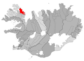 Plassering av Árneshreppur