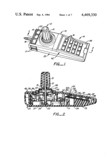 Joystick schematic from patent Atari 5200 Joystick schematic.png