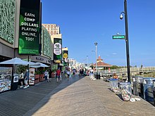 Atlantic City boardwalk at Brighton Avenue Atlantic City boardwalk looking north at Brighton Avenue.jpeg