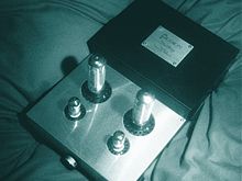 A SET tube audio amplifier. Audion-sterling-blue.jpg