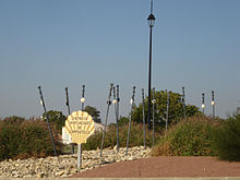 The entry to Aulnay on the D133 coming from Néré