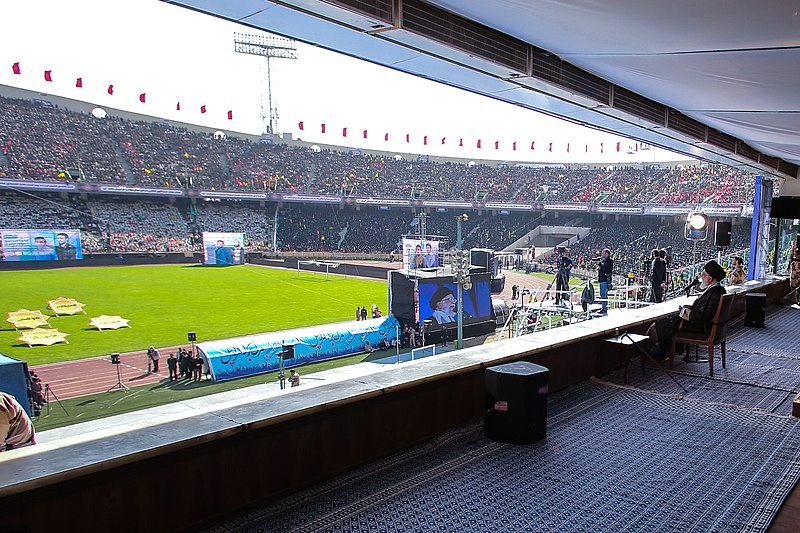 File:Ayatollah Ali Khamenei at the Great Conference of Basij members at Azadi stadium October 2018 023.jpg