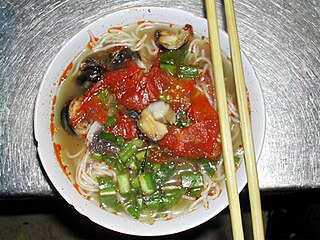 Bún ốc Vietnamese soup