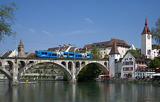 <span class="mw-page-title-main">Wohlen–Dietikon railway line</span> Railway service in Switzerland