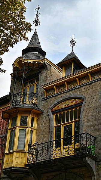 File:BELGIUM - TOURNAI - Art Nouveau.jpg