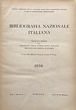 Miniatura per Bibliografia nazionale italiana