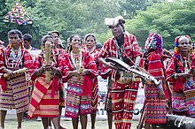 Bagobo people with their instruments at the Kadayawan Festival. Bagobo people in the Kadayawan Festival 2016, Philippines.jpg