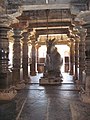 Nandi (bull) in Mahamantapa (hall)