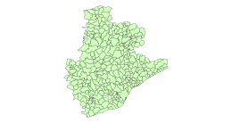 Provincia di Barcellona – Mappa
