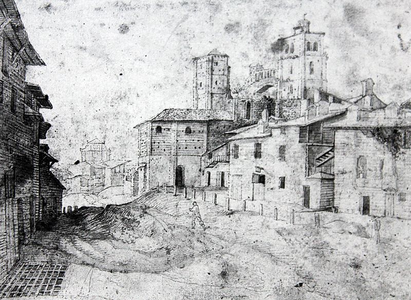 File:Basilica di San Lorenzo Maggiore dopo il crollo della cupola Milano 1574.jpg