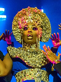 The winner, BeBe Zahara Benet. Bebe Zahara Benet at NUBIA 2020 (cropped).jpg