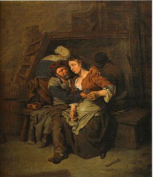 Couple in love (Cornelis Pietersz. Bega)