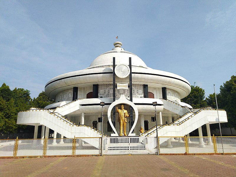 File:Bhim Janmabhoomi Memorial in Dr. Ambedkar Nagar (Mhow).jpg
