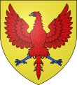 Falsches Wappen des Hauses Cusance, der Adler ist Mund und nicht langued Azur.