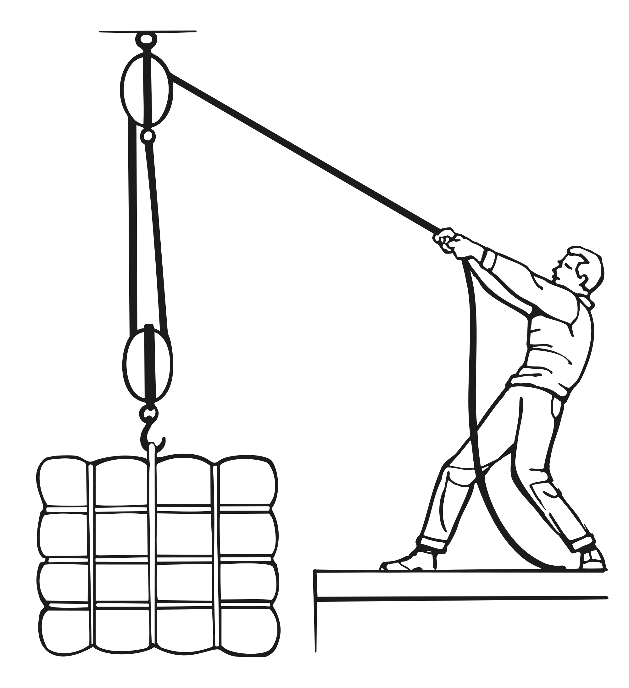 Рисунок подъема. Полиспаст Архимеда. Рычаг для. Подьемагруза. Приспособление для подъема тяжестей. Поднятие грузов с помощью блоков.