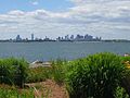 Boston's skyline from Spectacle Island
