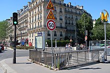 Porte Maillot, sortie de Paris vers Neuilly.