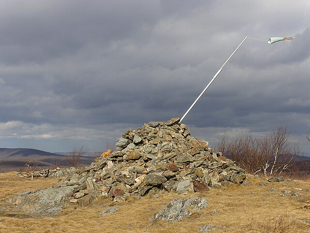 Summit of Brace Mountain, the highest point in Dutchess County