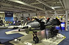 Bristol Beaufighter at the RAF Museum; it first flew on 17 July 1939; it entered operations on 17 September 1940